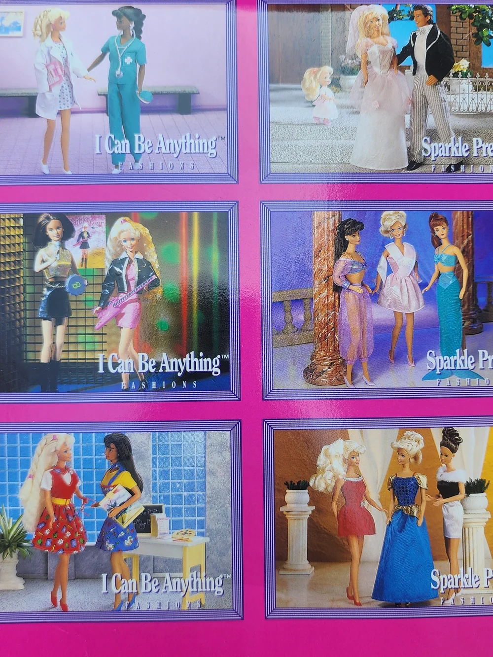Vintage 1998 Barbie Mattel 6 Fashion Gift Pack Outfit Clothes SEALED/UNOPEDED